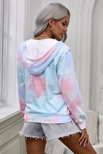 Tie-Dye Zip Up Jacket