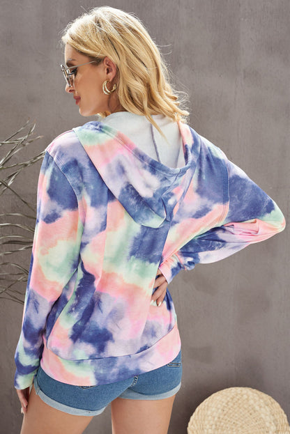 Tie-Dye Zip Up Jacket