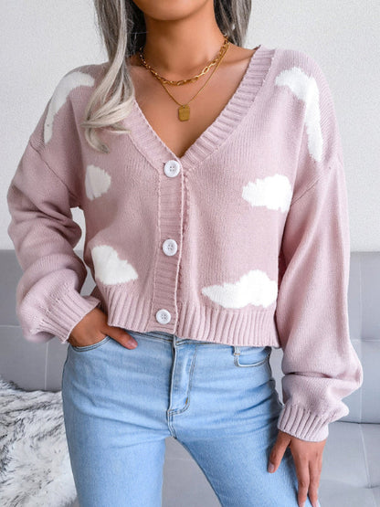 Women's Baiyun knitted cardigan sweater