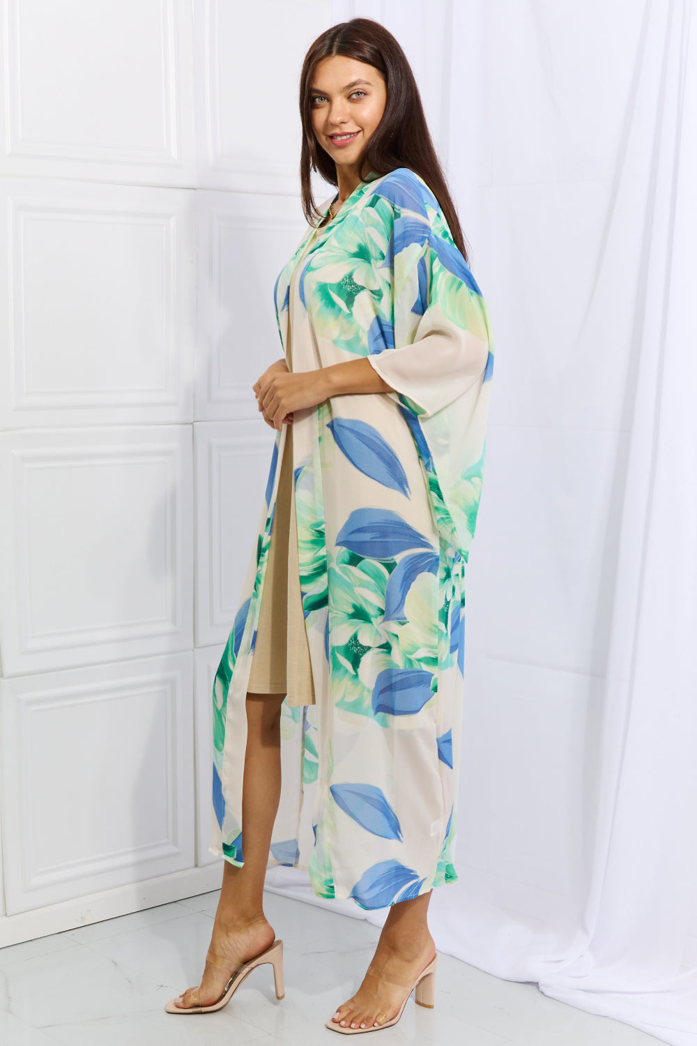 Women's Colorful Minds Floral Kimono