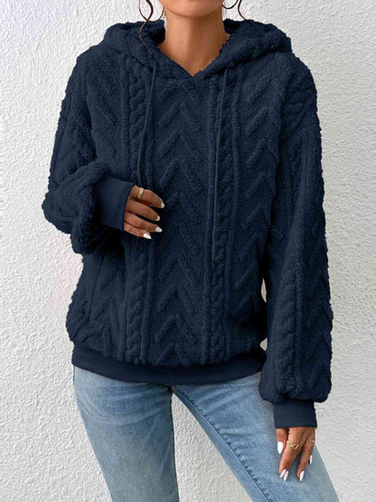 Women's Drawstring Hoodie Dark Navy