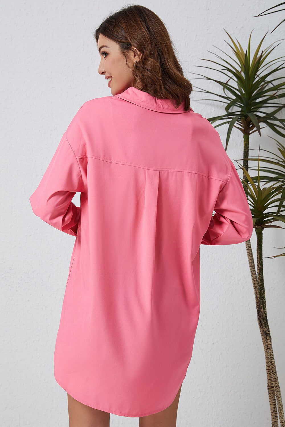 Women's Dropped Shoulder Longline Blouse