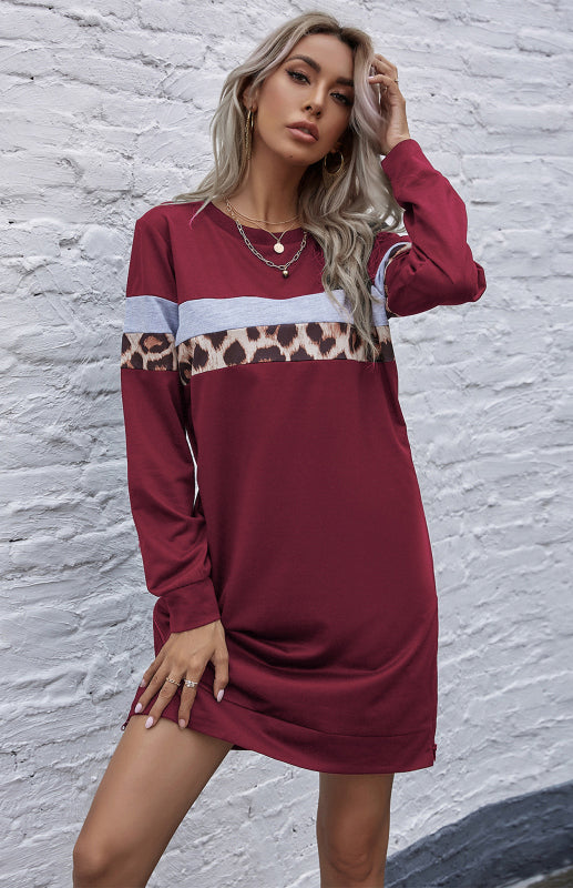 Women's Fashion Trend Casual Sweater Dress