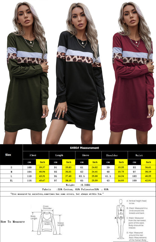 Women's Fashion Trend Casual Sweater Dress