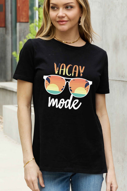 Women's Full Size Vacay Mode Tee