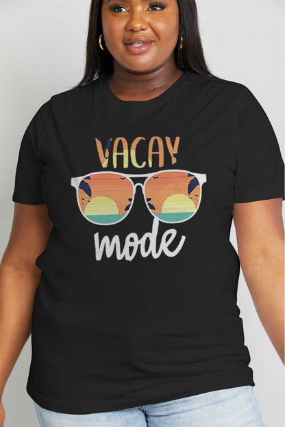 Women's Full Size Vacay Mode Tee