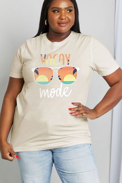 Women's Full Size Vacay Mode Tee