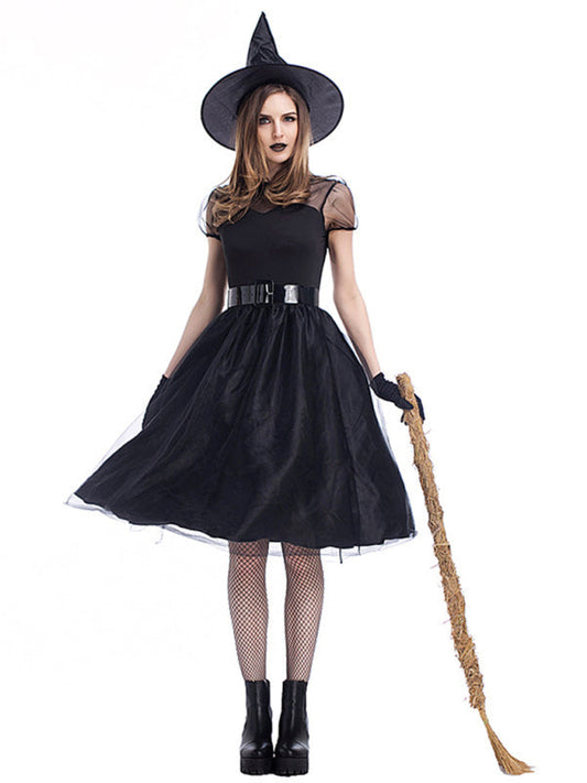 Women's Halloween Black Witch Costume