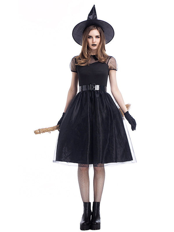 Women's Halloween Black Witch Costume