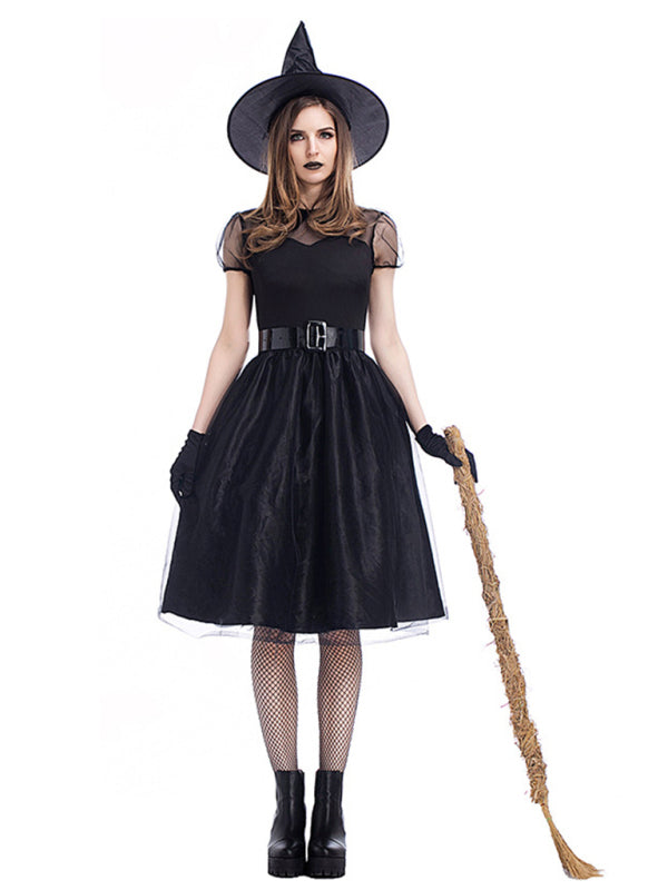 Women's Halloween Black Witch Costume