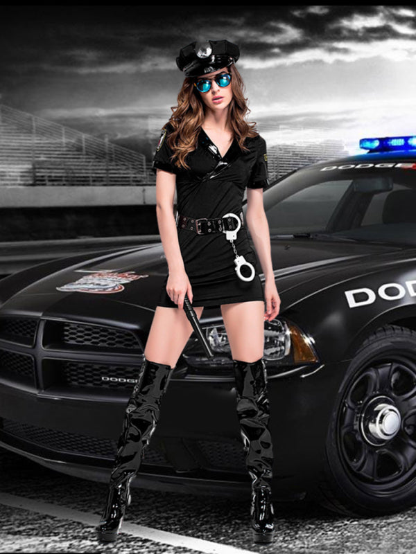 Women's Halloween Policewoman Costume