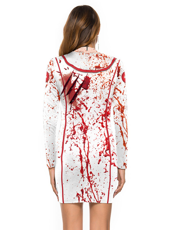 Women's Halloween Zombie Nurse Costume