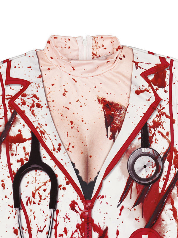 Women's Halloween Zombie Nurse Costume