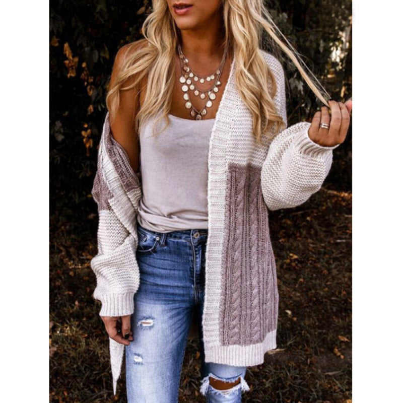 Women's Knit Ombre Sweater Cardigan Black