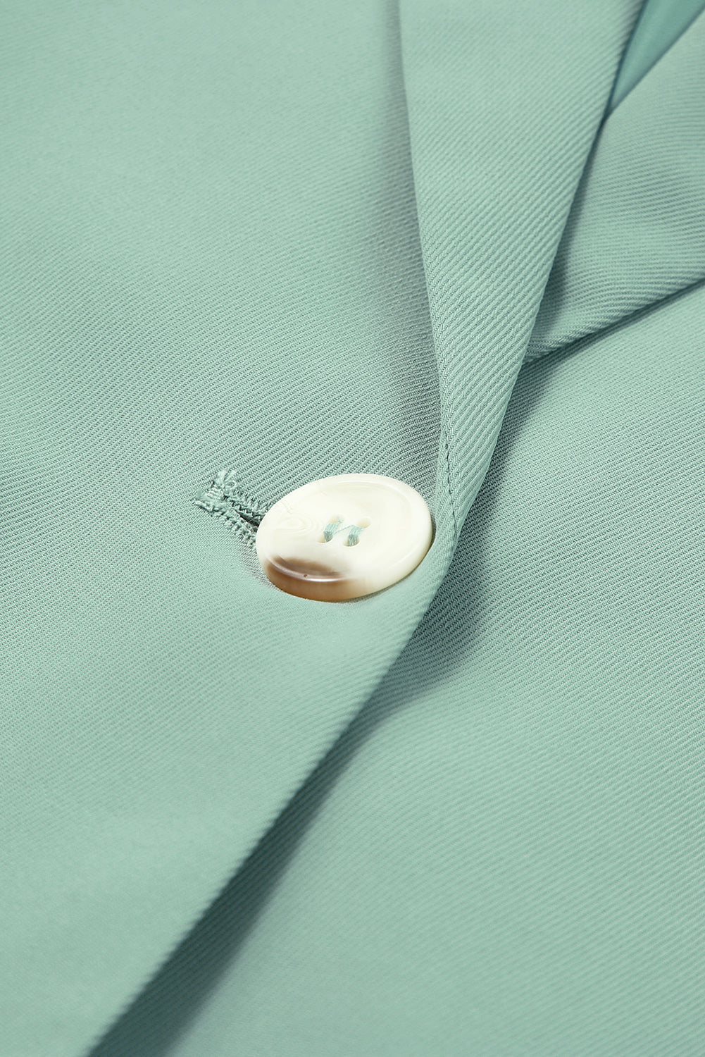 Women's One-Button Flap Pocket Blazer