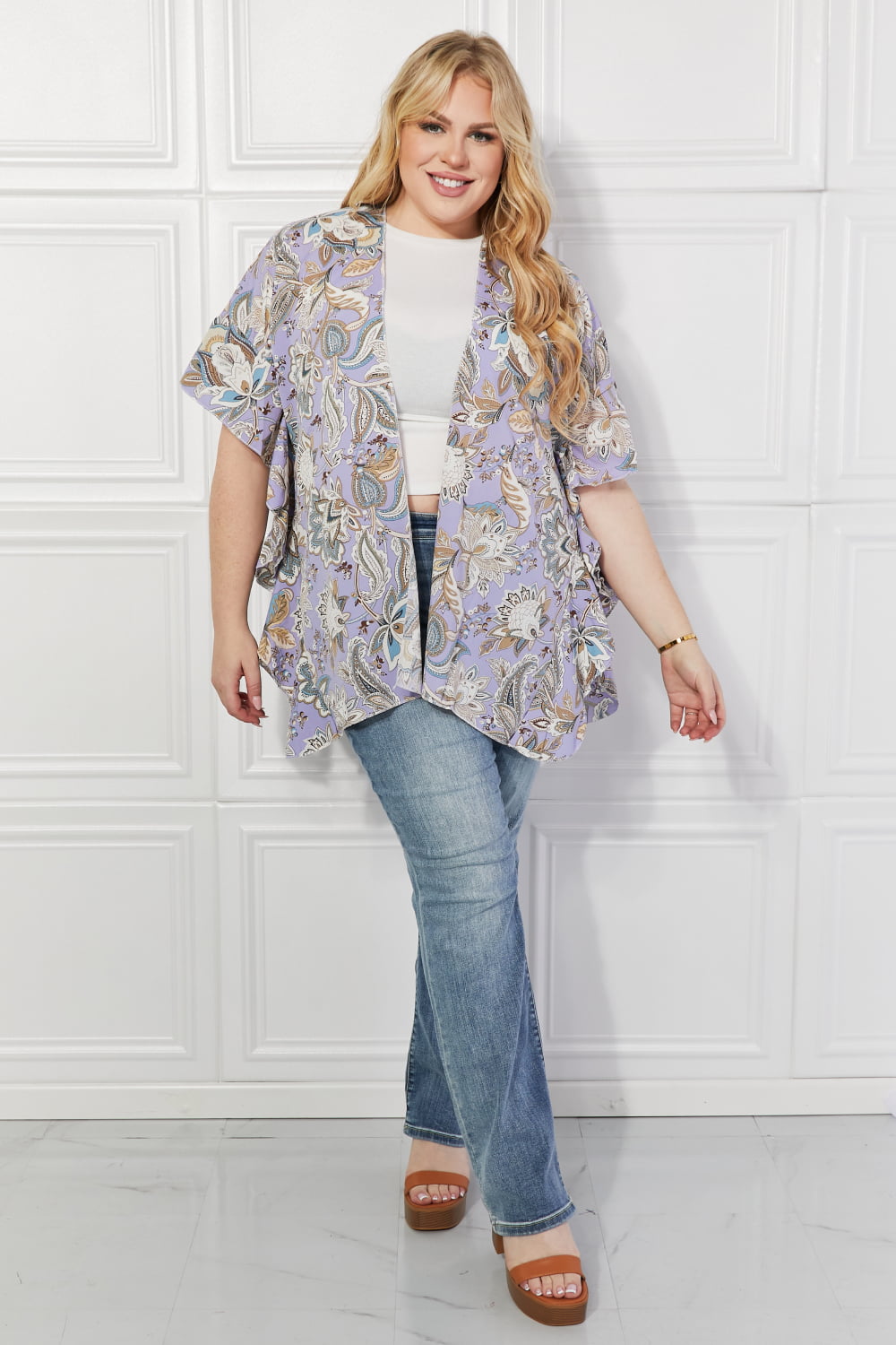 Women's Secret Garden Floral Kimono