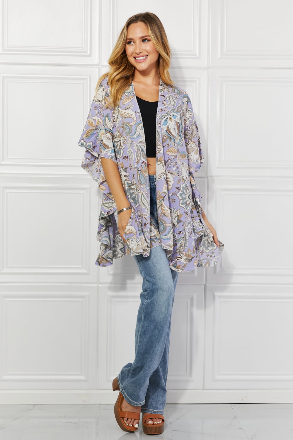 Women's Secret Garden Floral Kimono