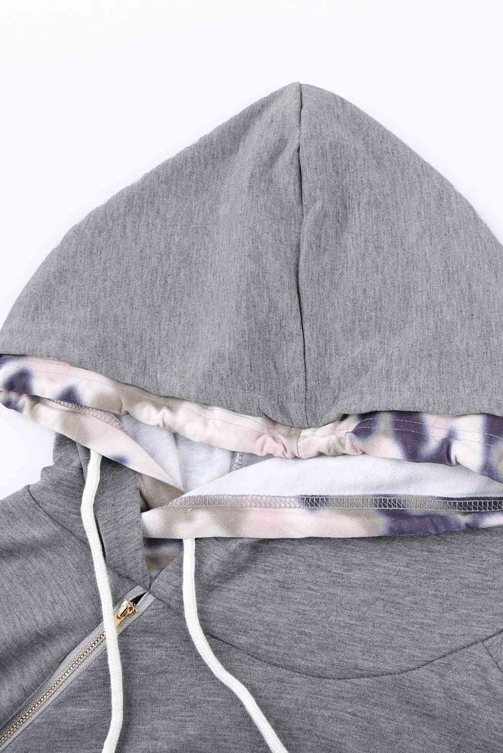 Women's Side Zip Sweatshirt with Front Pocket