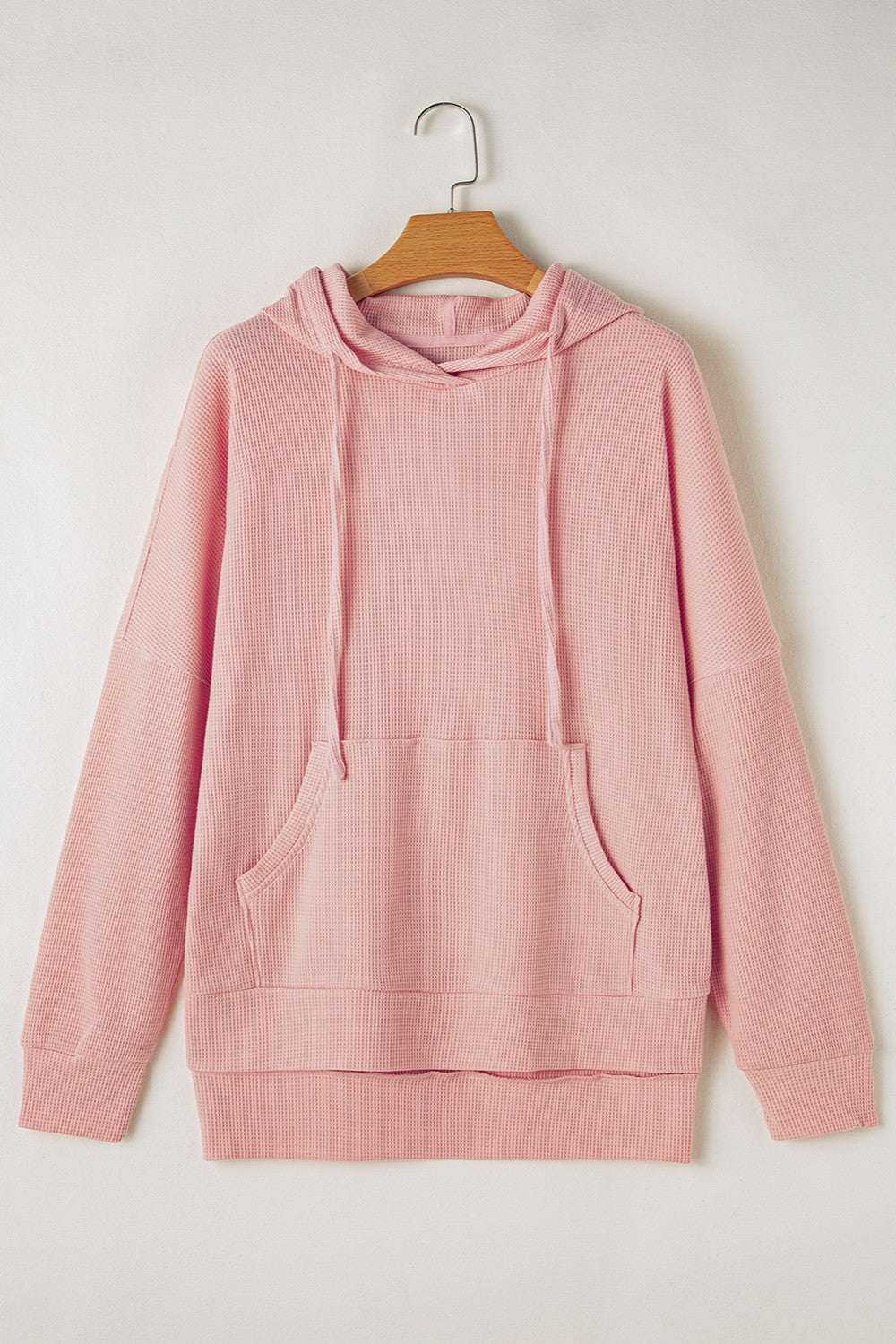 Cozy Waffle Knit Back-to-School Hoodie