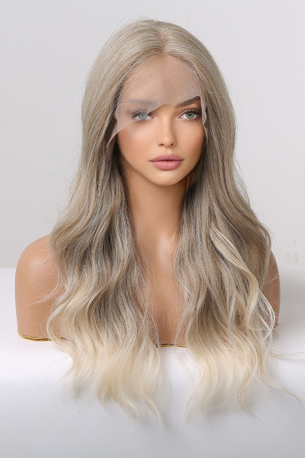 24" Long Wavy Lace Front Wig