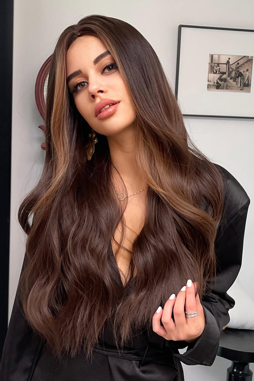 26" Long Wavy Wig