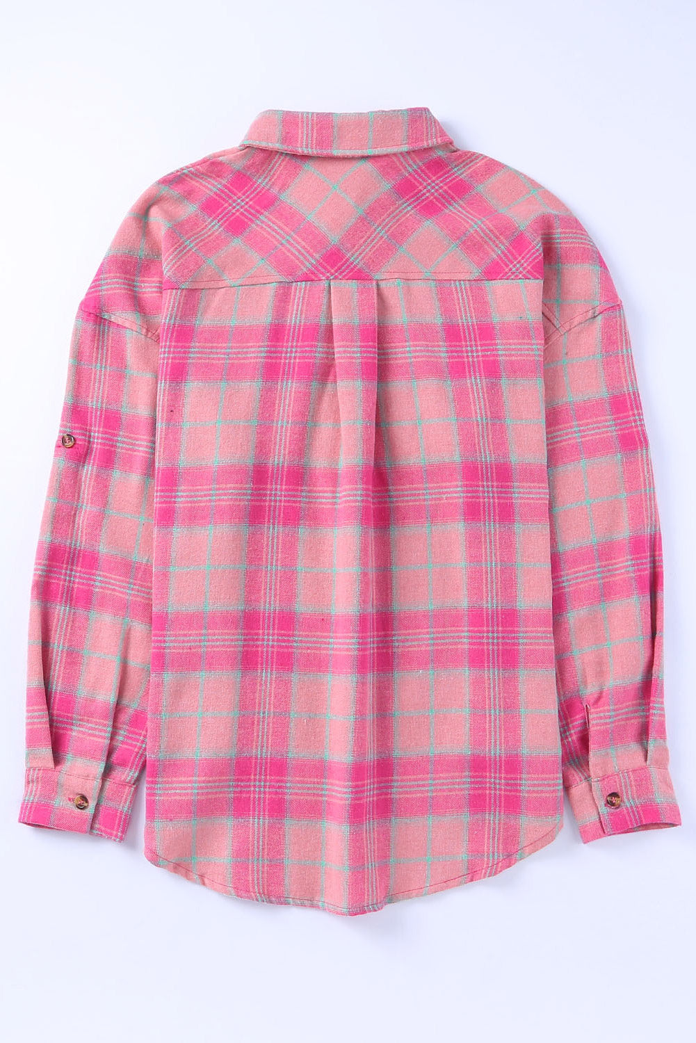 Oversized Plaid Shirt Women - Back to School