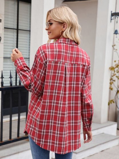 Classic Plaid Button-Down Shirt