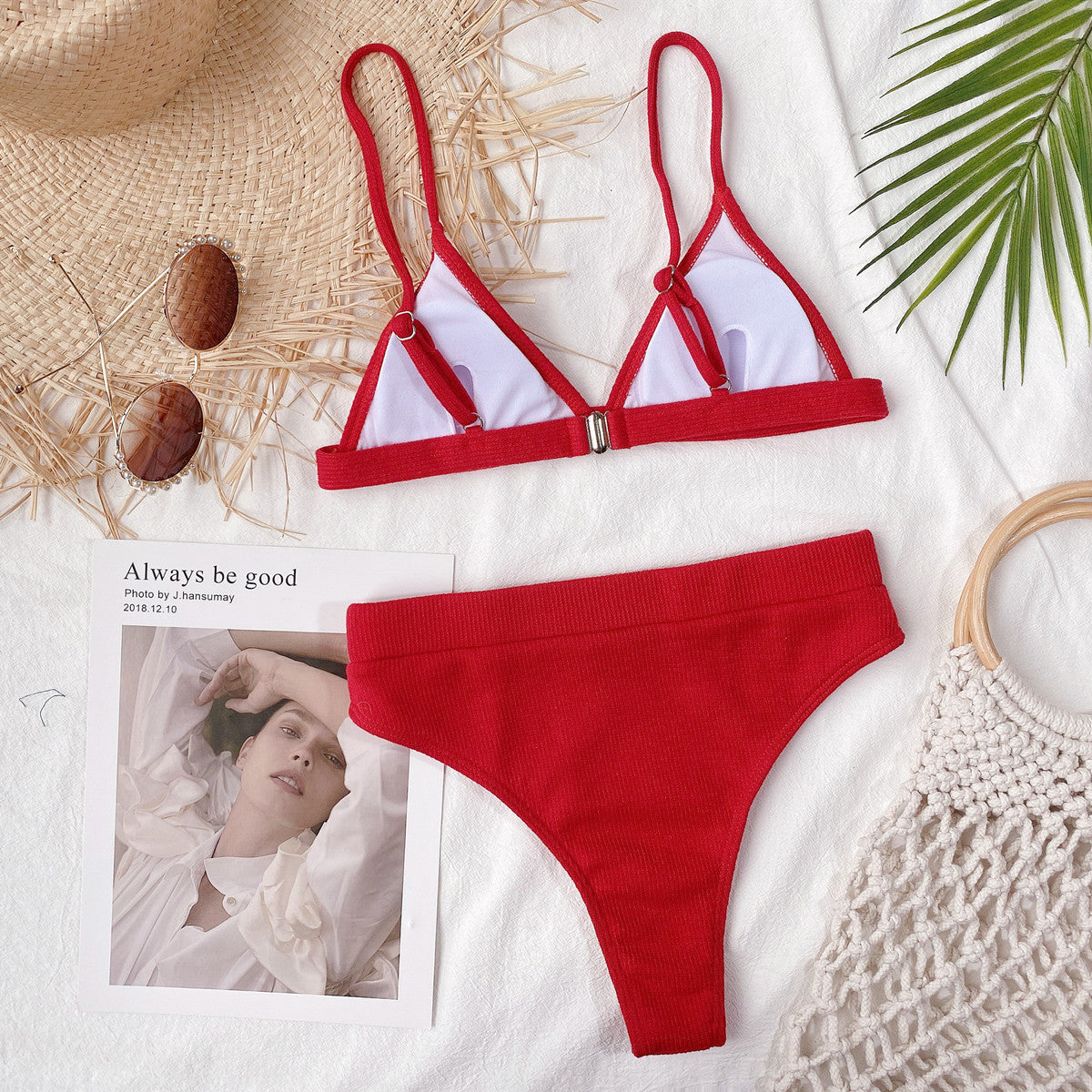 Minimalist Ribbed Bikini Set