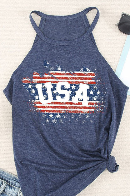 US Flag Graphic Tank