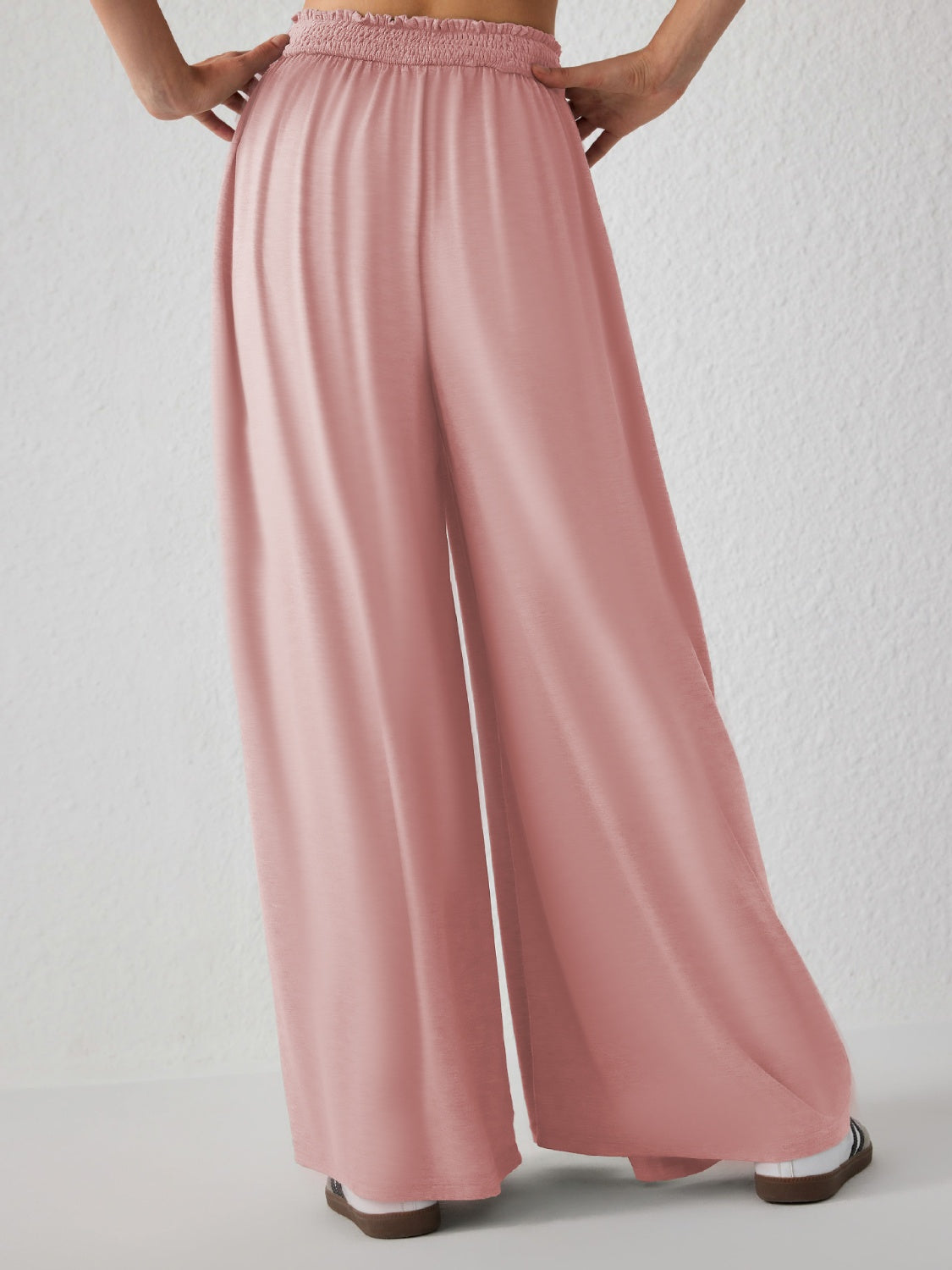 High Waist Wide Leg Pants Watermelon pink