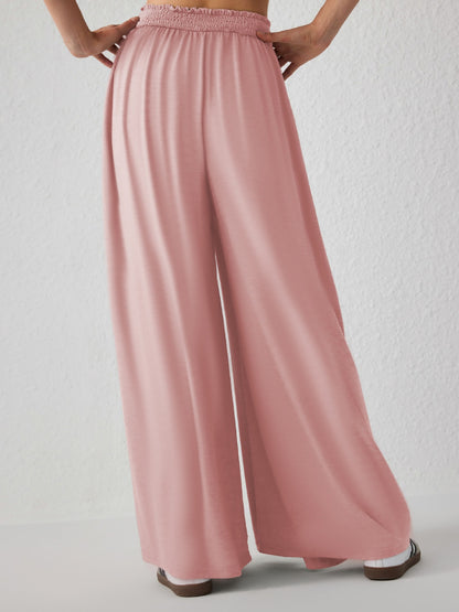 High Waist Wide Leg Pants Watermelon pink