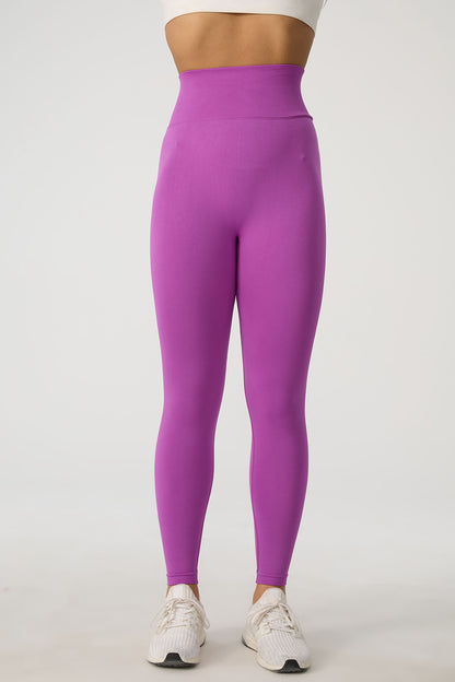 High Waist Active Pants Purple