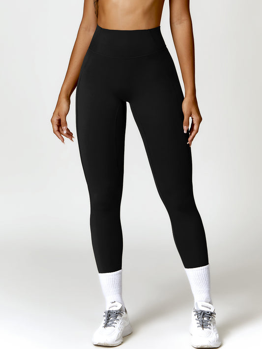 High Waist Active Leggings Black