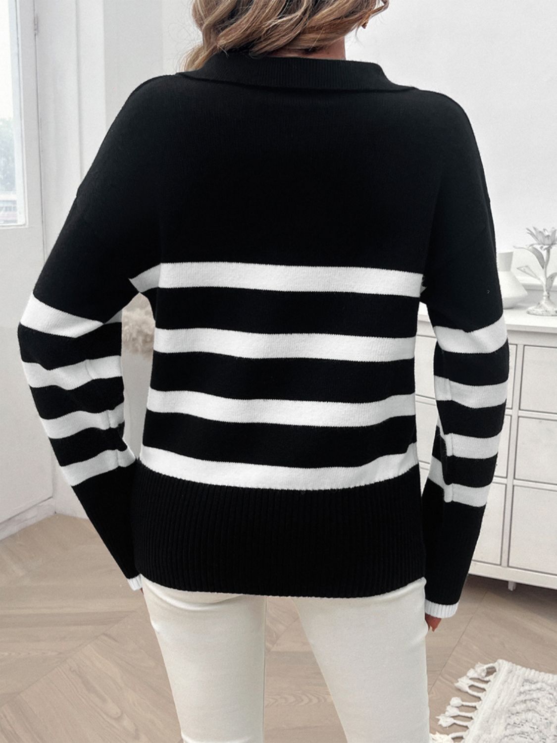 Women's Striped Sweater Vest