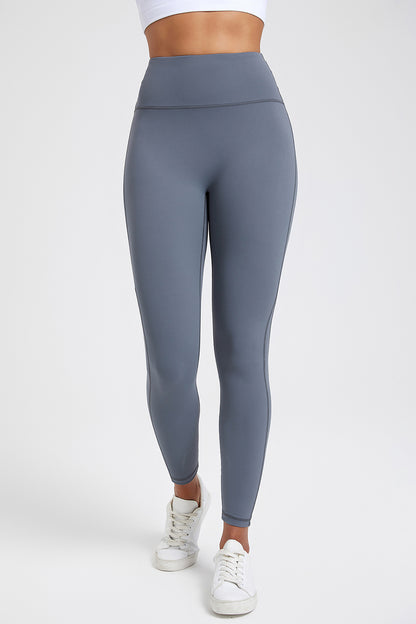 High Waist Active Leggings Light Blue