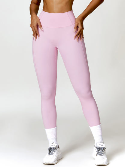 High Waist Active Leggings Blush Pink