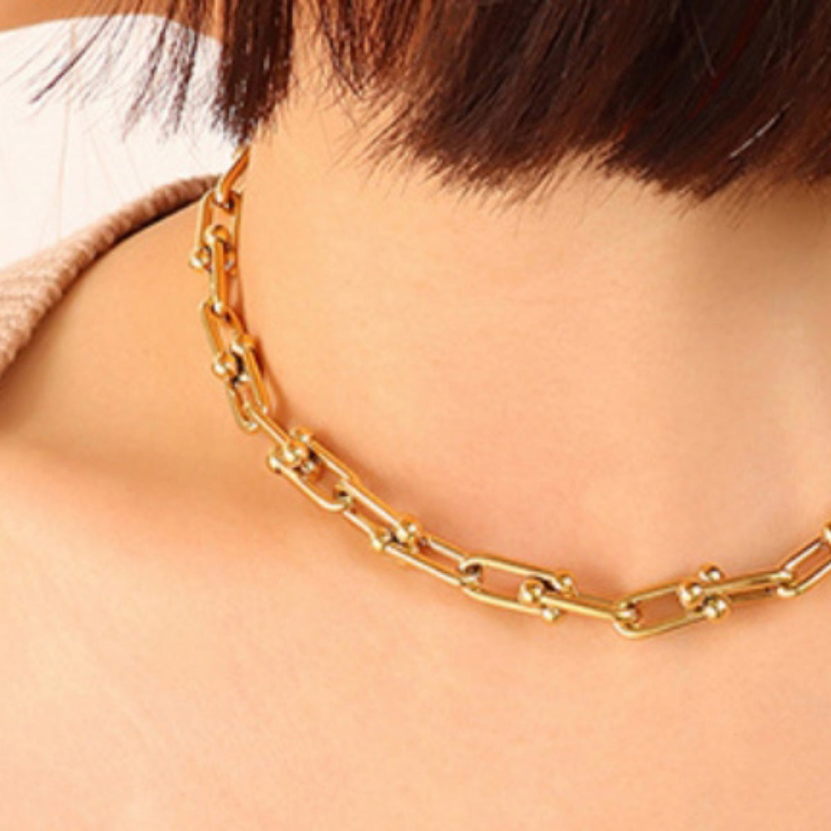 Gold/Silver Chunky Chain Necklace