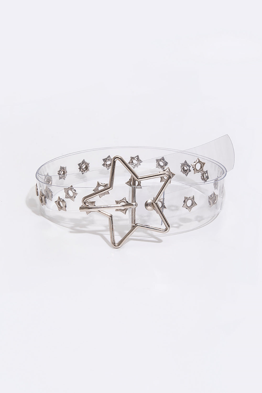 Patriotic PVC Star Belt for Women