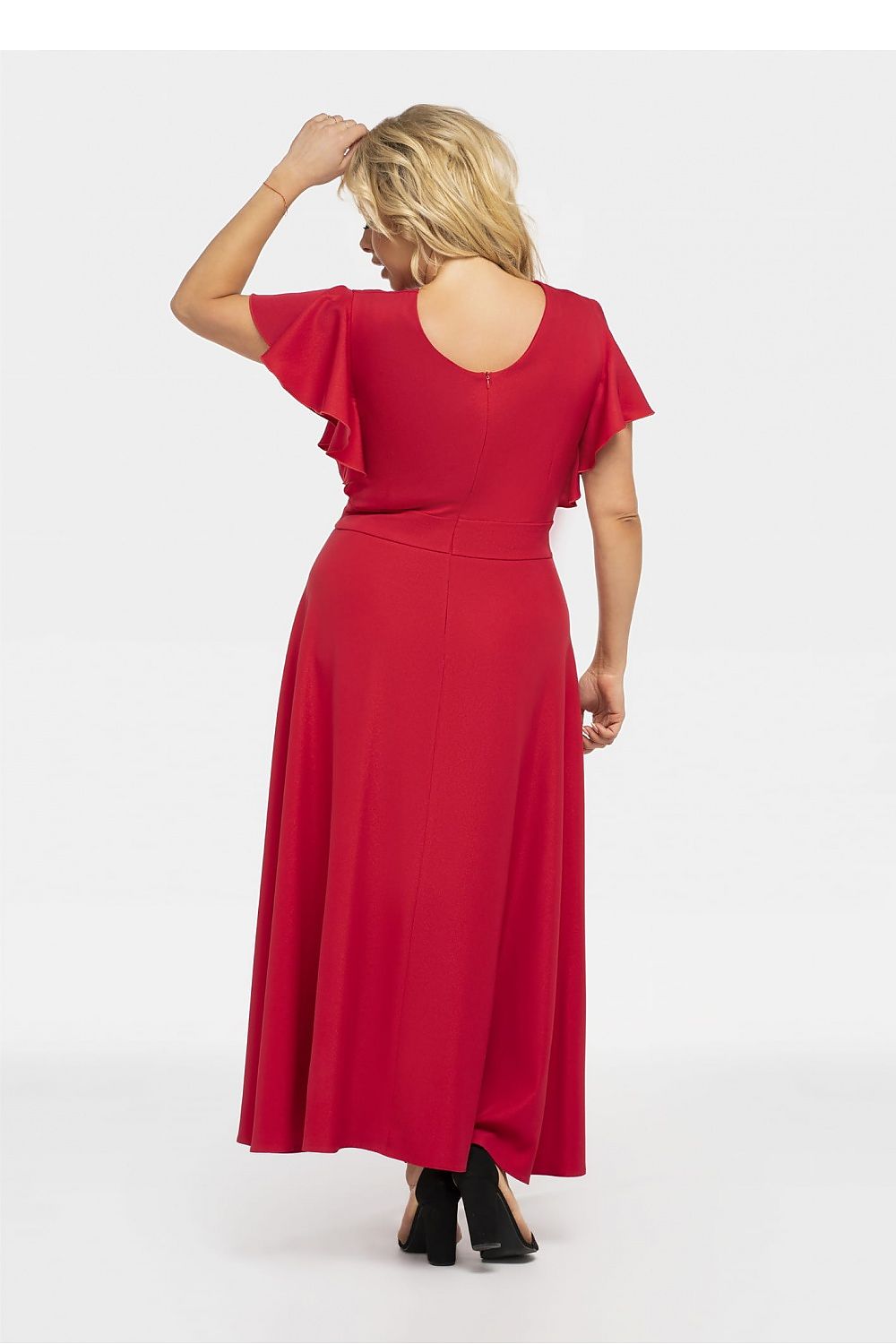 Plus Size Maxi Dress with Slit