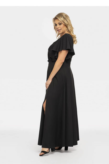 Plus Size Maxi Dress with Slit