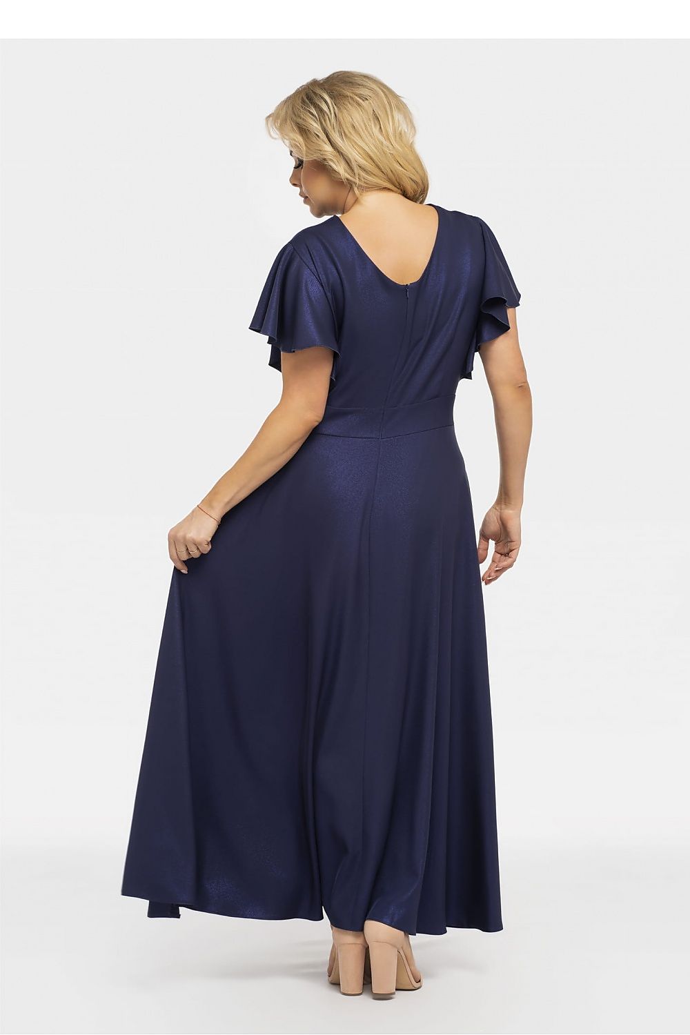 Plus Size Maxi Dress with Slit