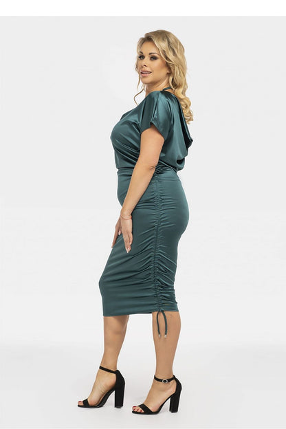 Plus Size Shimmer Pencil Dress