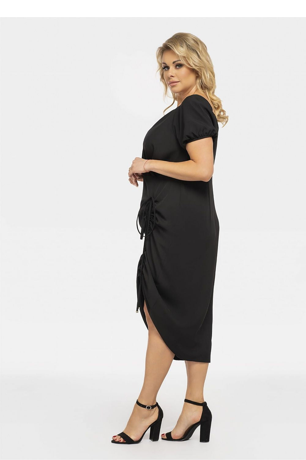 Plus Size Pencil Dress with Slit