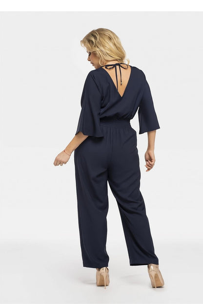 Plus Size Wrap Jumpsuit