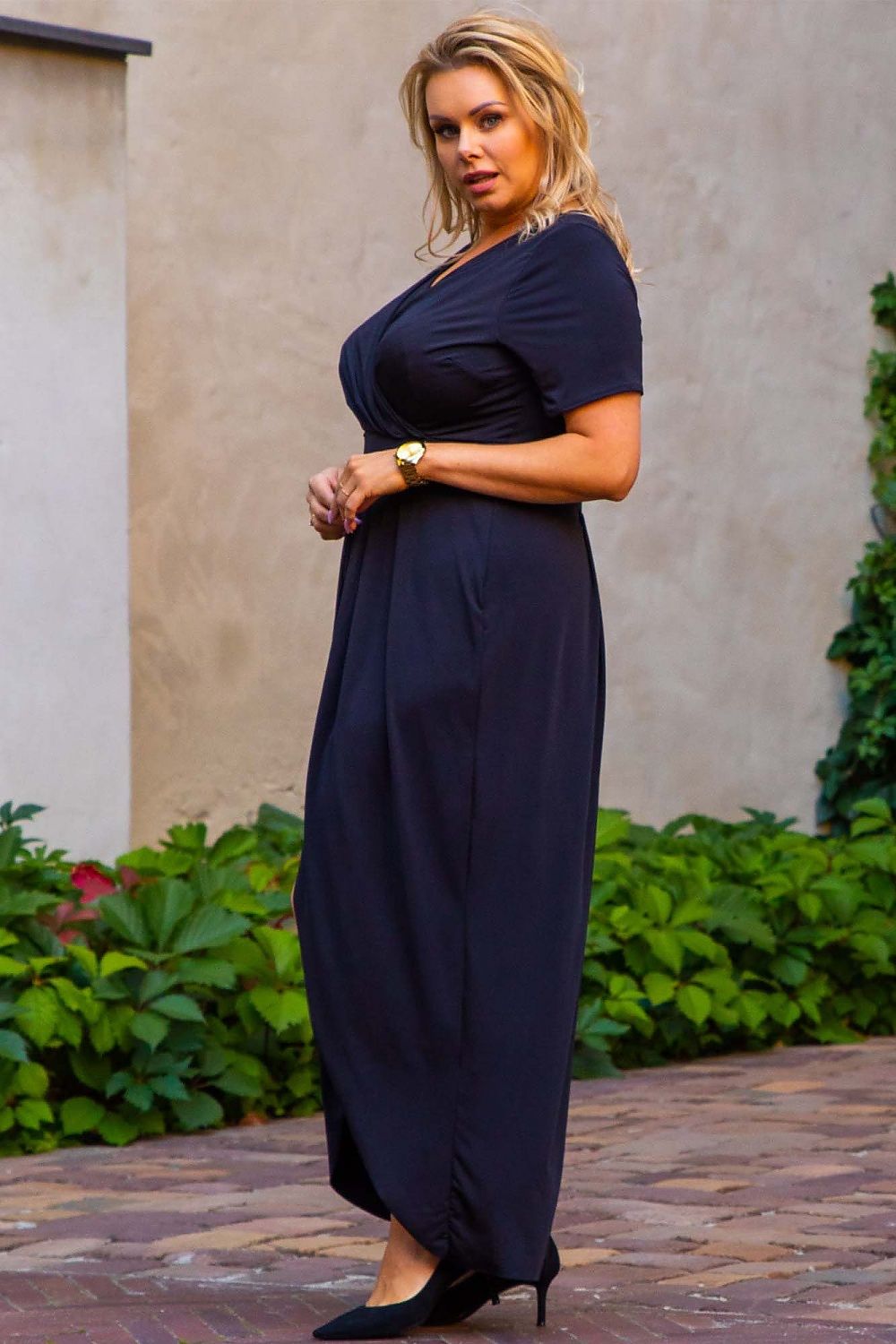 Elegant Plus Size Maxi Dress