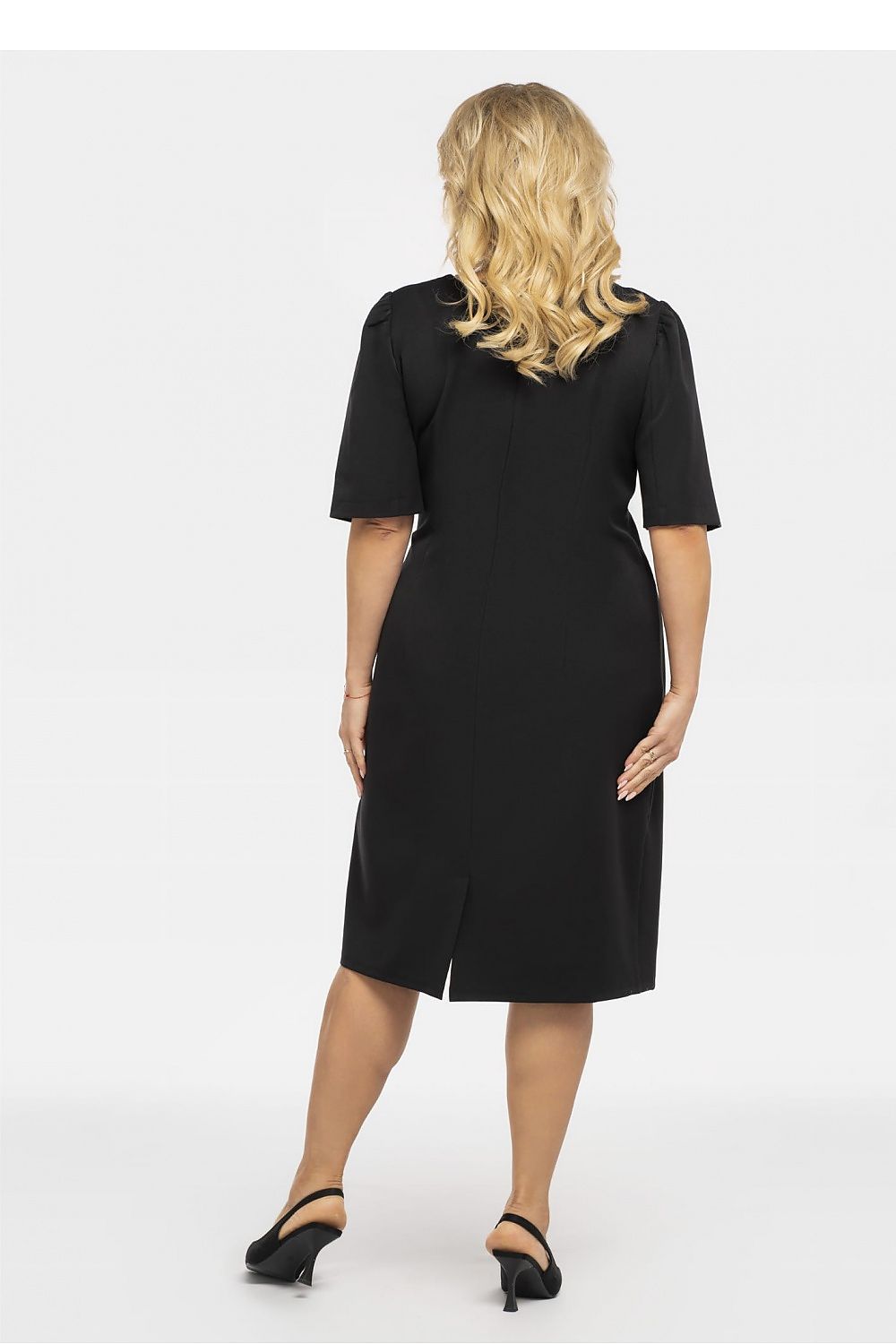 Plus Size Wrap Pencil Dress