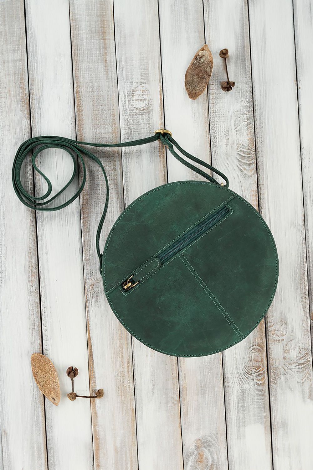 Leather Bucket Bag