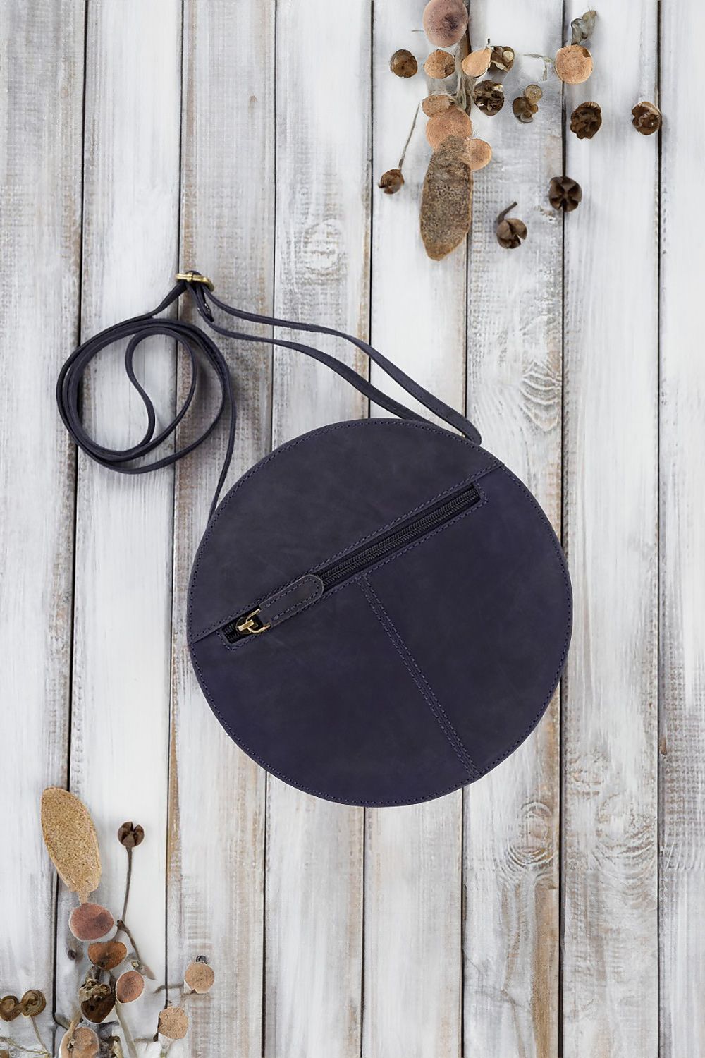 Leather Bucket Bag