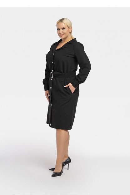 Plus Size Button-Down Dress