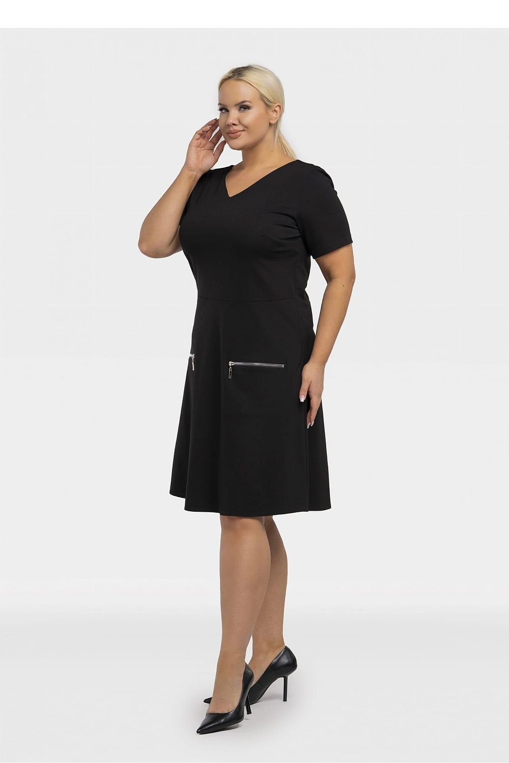 Plus Size Trapeze Knit Dress